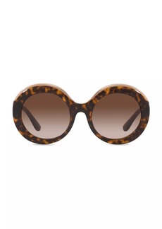 Dolce & Gabbana 53MM Round Sunglasses