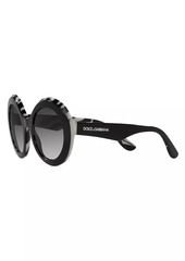 Dolce & Gabbana 53MM Round Sunglasses