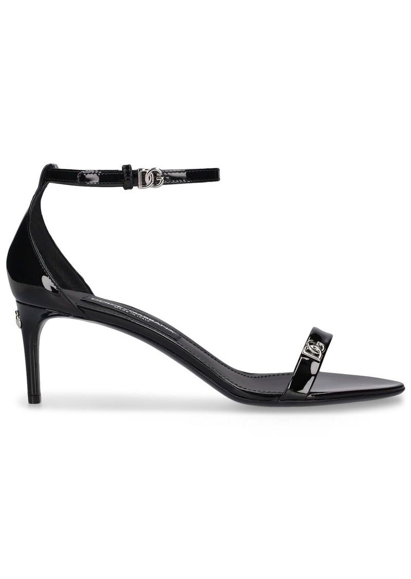 Dolce & Gabbana 60mm Keira Patent Leather Sandals
