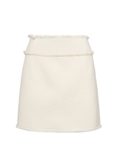 Dolce & Gabbana A-line Tweed Mini Skirt