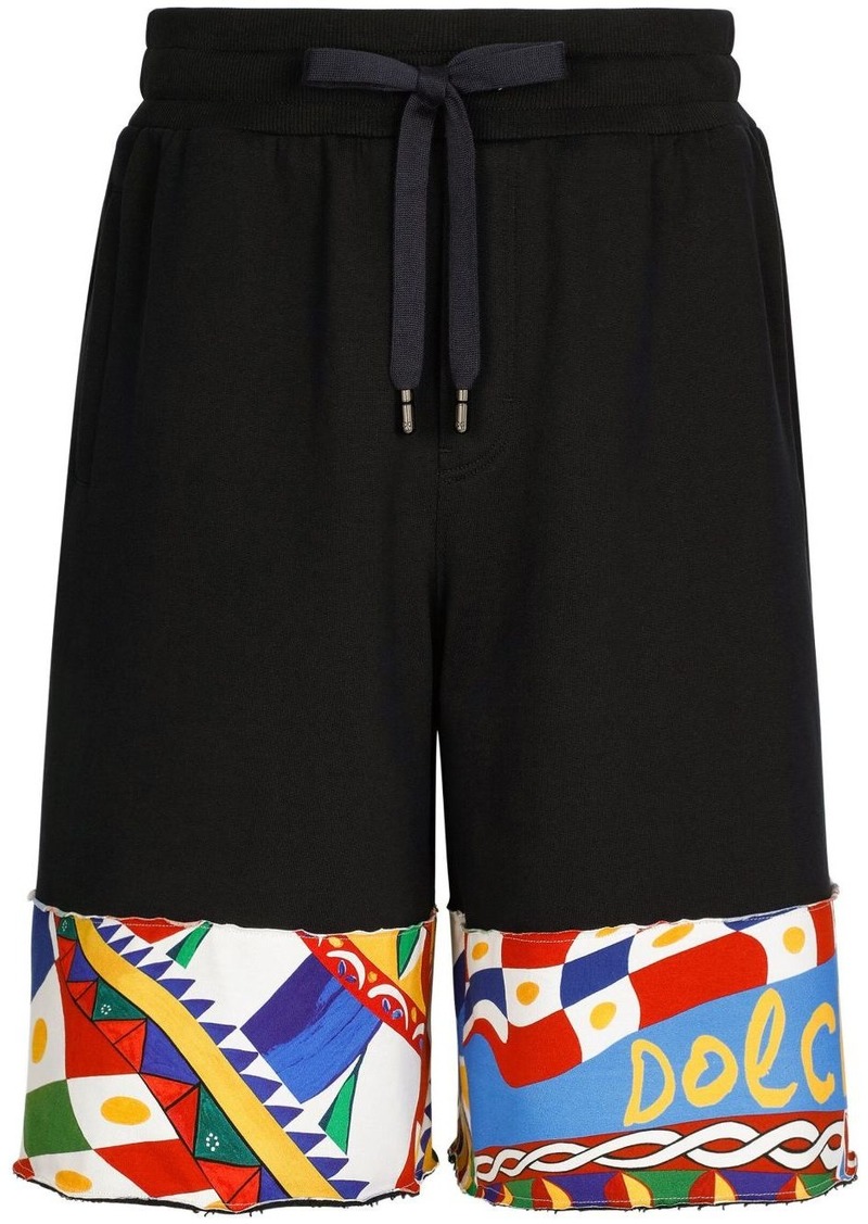 Dolce & Gabbana abstract-pattern bermuda shorts