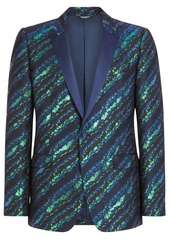Dolce & Gabbana abstract-pattern single-breasted suit