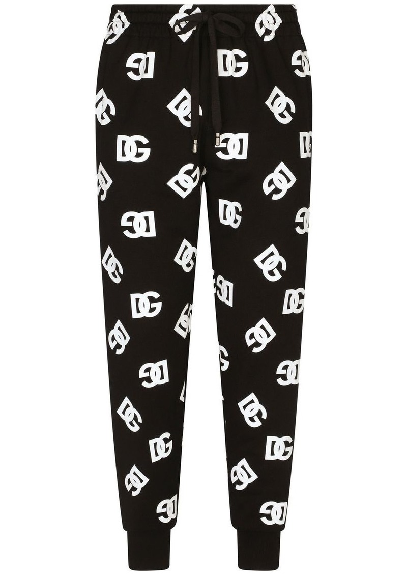 Dolce & Gabbana all-over logo-print track pants