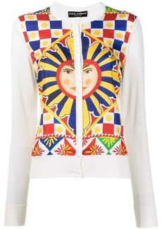Dolce & Gabbana all-over print cardigan