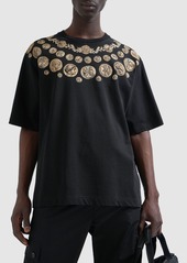 Dolce & Gabbana Ancient Coins Printed Waxed T-shirt