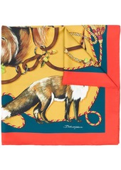 Dolce & Gabbana animal-pattern scarf