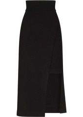 Dolce & Gabbana asymmetric jersey midi skirt