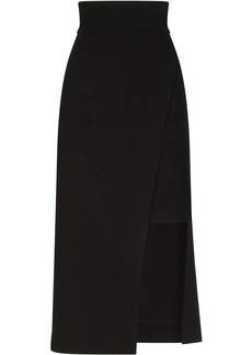 Dolce & Gabbana asymmetric jersey midi skirt