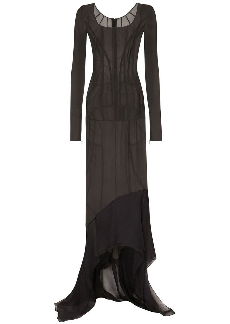 Dolce & Gabbana KIM DOLCE&GABBANA georgette maxi dress