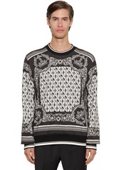 Dolce & Gabbana Bandana Printed Cotton Sweatshirt