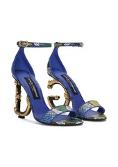 Dolce & Gabbana Baroque DG-heel 105mm sandals