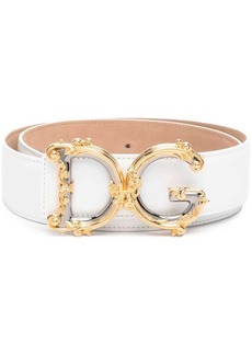 Dolce & Gabbana baroque DG logo belt