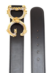 Dolce & Gabbana DG Baroque leather belt