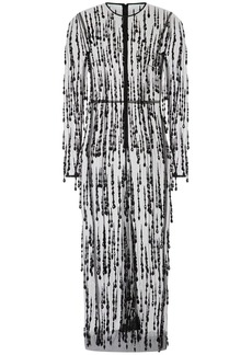 Dolce & Gabbana bead-embellished fringed sheath dress
