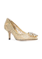 Dolce & Gabbana Rainbow Lace 60mm brooch-detail pumps