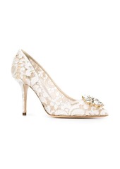 Dolce & Gabbana Taormina-lace crystal-embellished pumps