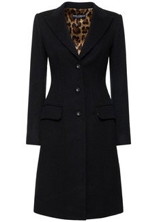 Dolce & Gabbana Wool & Cashmere Midi Coat