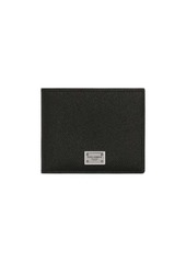 Dolce & Gabbana logo-tag leather bifold wallet