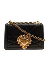 Black Devotion Shoulder Bag in Nappa Leather Matelassé Dolce & Gabbana Woman
