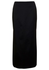 Dolce & Gabbana Black Longuette in Technical Fabric Woman
