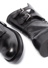 Dolce & Gabbana polished leather military boots