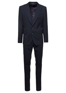 Dolce & Gabbana Blue Essential SuitBlazer and Trousers  in Wool Man
