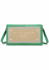 Dolce & Gabbana logo-tag leather phone bag