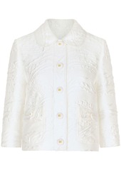 Dolce & Gabbana brocade rounded-collar jacket