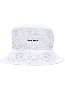 Dolce & Gabbana broderie-anglaise bucket hat