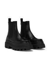 Dolce & Gabbana brushed leather Chelsea boots