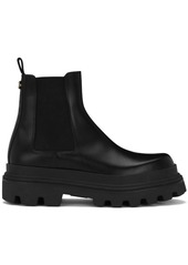 Dolce & Gabbana brushed leather Chelsea boots