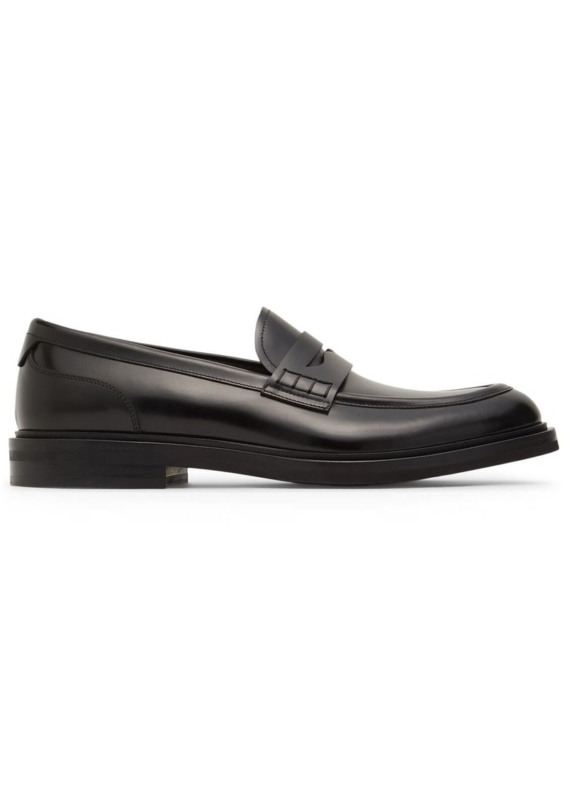 Dolce & Gabbana Brushed Leather Loafers