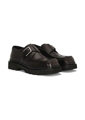 Dolce & Gabbana leather monk shoes