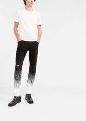 Dolce & Gabbana brushstroke-print slim-fit jeans