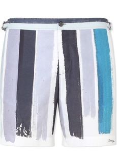 Dolce & Gabbana brushstroke-print swim shorts