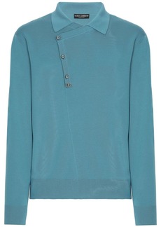 Dolce & Gabbana button-placket wool sweater