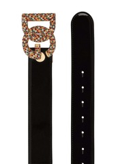 Dolce & Gabbana DG-logo patent leather belt