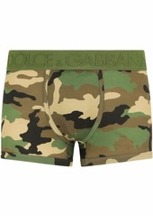 Dolce & Gabbana camouflage logo-waistband boxers
