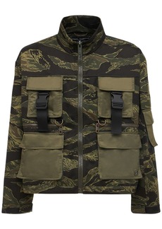 Dolce & Gabbana Camouflage Nylon Military Jacket