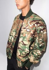 Dolce & Gabbana camouflage-print bomber jacket