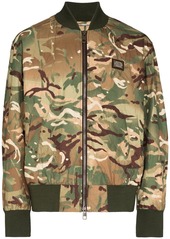 Dolce & Gabbana camouflage-print bomber jacket