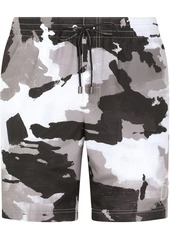 Dolce & Gabbana camouflage-print drawstring swim shorts