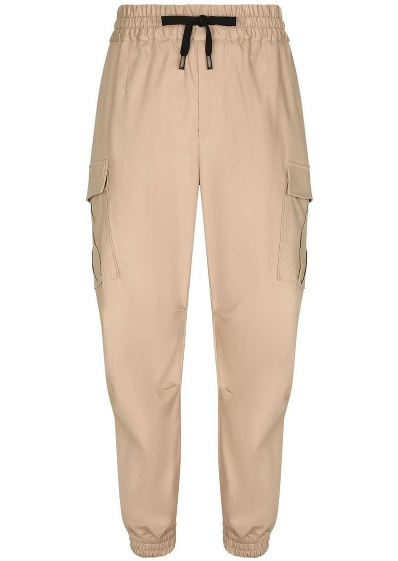 Dolce & Gabbana logo-tag cargo trousers