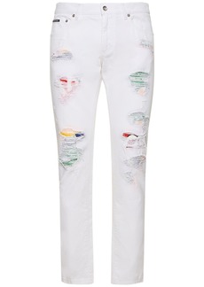 Dolce & Gabbana Carretto Distressed Denim Jeans