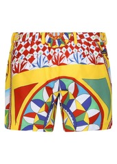 Dolce & Gabbana Carretto-print swim shorts