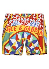 Dolce & Gabbana Carretto-print swim shorts