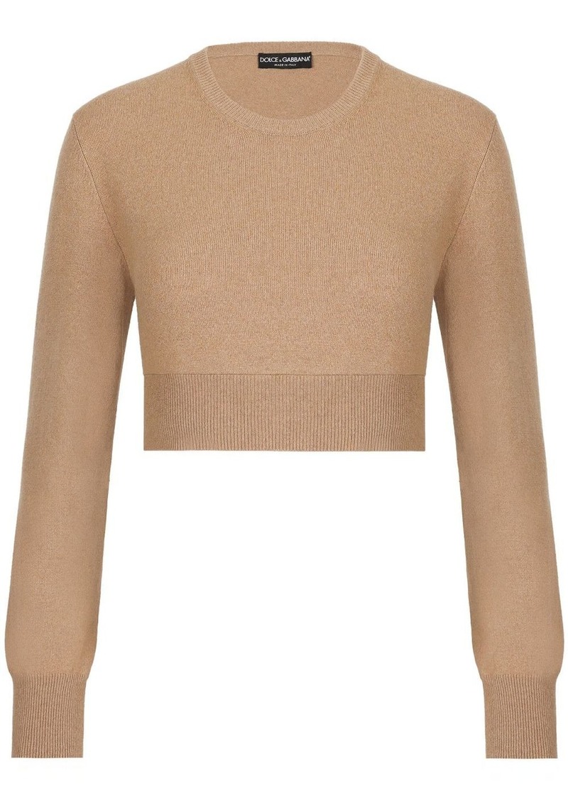 Dolce & Gabbana cashmere-blend cropped jumper