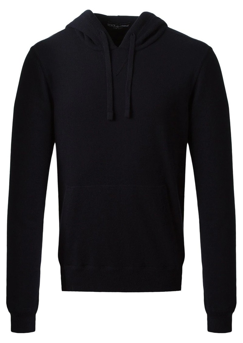 Dolce & Gabbana cashmere drawstring hoodie