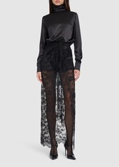 Dolce & Gabbana Chantilly Lace Long Skirt