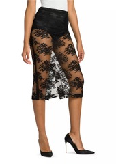 Dolce & Gabbana Chantilly Lace Midi-Skirt